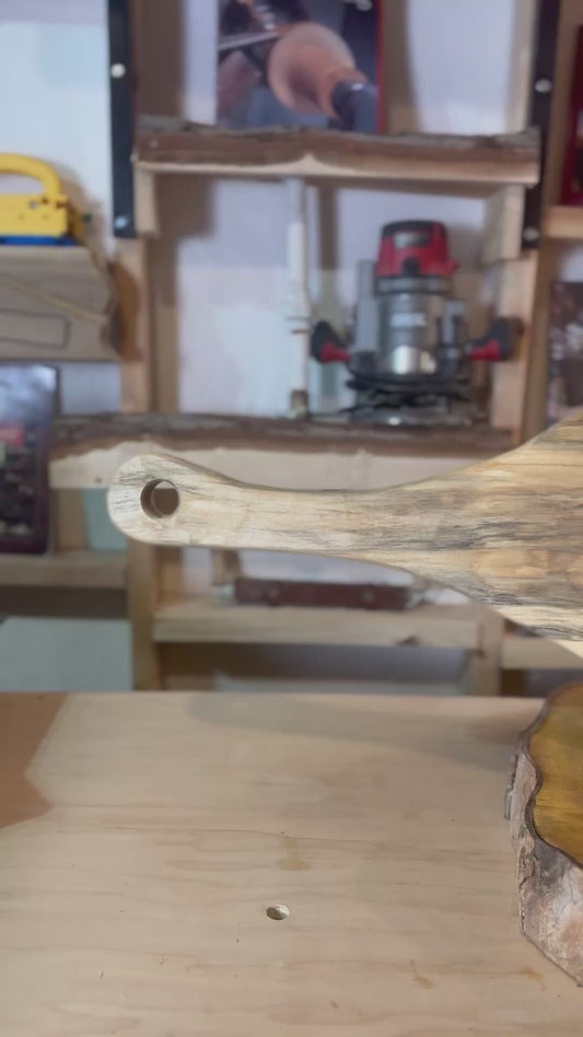 Large Farmhouse Maple Charcuterie Board 39"x10"